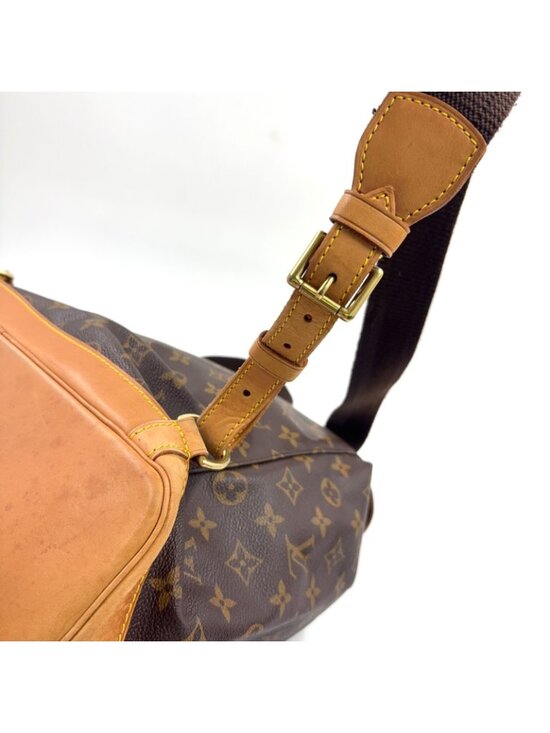 Louis Vuitton Montsouris GM Monogram Leather Brown Light Beige Backpack Gold main image 13